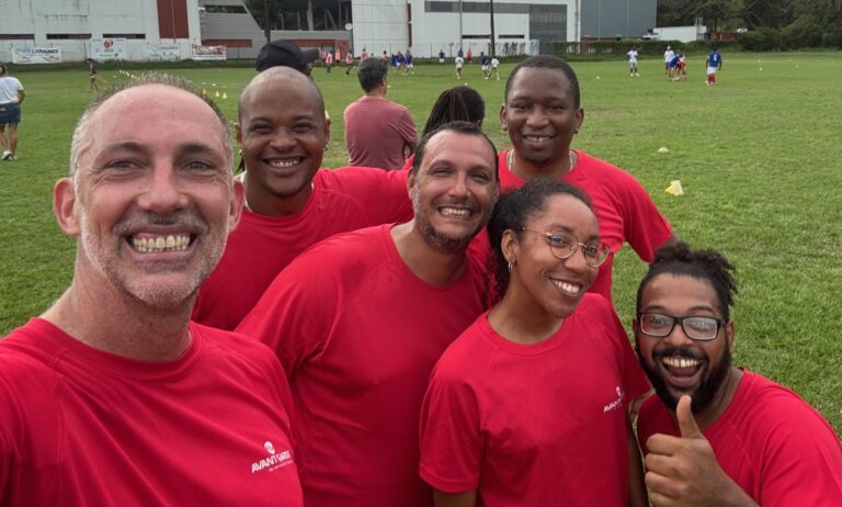 Avant Garde Outre Mer engagé lors du Tournoi Inter-Entreprises de l’Ovalie des Voiles en Guadeloupe