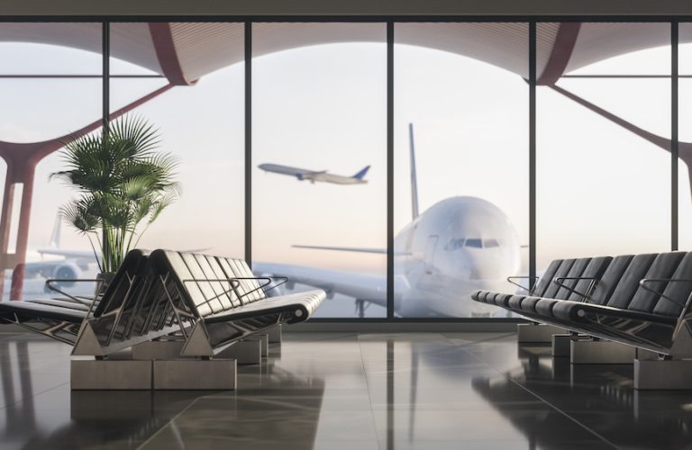 Salle d'embarquement aéroport